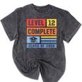 Class Of 2019 Senior High School Graduation Level 12th Grade Mineral Wash Tshirts Mineral Black