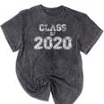 Class Of 2020 Shirts Senior 2020 Graduation Her Women Mineral Wash Tshirts Mineral Black