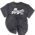 Class Of 2022 Mastered It College Masters Degree Graduation Mineral Wash Tshirts Mineral Black