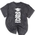 Class Of 2025 Done Graduation For Him Her Women Men Mineral Wash Tshirts Mineral Black