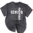 Class Of 2025 Senior 2025 Back To School 2025 Graduation 25 Mineral Wash Tshirts Mineral Black