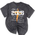 Class Of 2026 Christian Graduation Senior Graduate Mineral Wash Tshirts Mineral Black