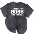 Class Of 2026 2026 School Year Class Of 2026 Graduation Mineral Wash Tshirts Mineral Black