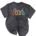 Class Of 2026 Senior Graduate 2026 Graduation Mineral Wash Tshirts Mineral Black