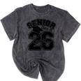 Class Of 2026 Senior 2026 Graduation Mineral Wash Tshirts Mineral Black