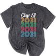 Class Of 2031 Kindergarten Graduation T Shirt Mineral Wash Tshirts Mineral Black