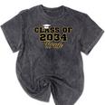 Class Of 2034 Senior 2034 Graduation Bruh Mineral Wash Tshirts Mineral Black