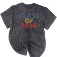 Class Of 2036 Graduation Mineral Wash Tshirts Mineral Black