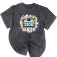 Class Of 2036 Graduation School Vintage Senior 2036 Mineral Wash Tshirts Mineral Black
