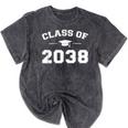 Class Of 2038 Grow Together First Day Of School Graduation Mineral Wash Tshirts Mineral Black