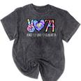 Class Of 74 1974 50th Class Reunion Tie Dye Graduation Items Mineral Wash Tshirts Mineral Black