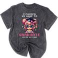Classic I'm From The 1900s Retro Games Graduating Girl Mineral Wash Tshirts Mineral Black