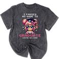 Classic I'm From The 1900s Retro Games Graduating Girl Premium Mineral Wash Tshirts Mineral Black
