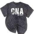 CNAs Graduation Shirt CNA Est 2019 Mineral Wash Tshirts Mineral Black