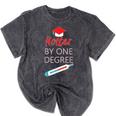 Cool Hotter By One Degree Graduation Teesadf Mineral Wash Tshirts Mineral Black