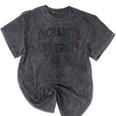 Crazy Stay Away From Me ENCHANTED UNIVERSITY Introvert Mineral Wash Tshirts Mineral Black