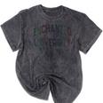 Crazy Stay Away From Me ENCHANTED UNIVERSITY Introvert Mineral Wash Tshirts Mineral Black