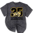 Criminal Justice Graduate Graduated Class Of 2025 Graduation Mineral Wash Tshirts Mineral Black