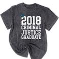 Criminal Justice Major Shirt 2018 Graduate Graduation E Mineral Wash Tshirts Mineral Black