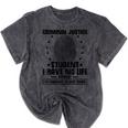 Criminal Justice School Degree Graduation Day Student Mineral Wash Tshirts Mineral Black