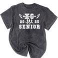 Cross Country Senior Night Senior 2025 Graduation Party 1 Mineral Wash Tshirts Mineral Black
