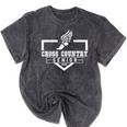 Cross Country Senior Night XC Senior 2026 Graduation 3 Mineral Wash Tshirts Mineral Black