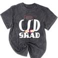 CSD Masters Graduation Men Women Son Daughter Mineral Wash Tshirts Mineral Black