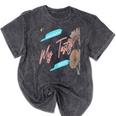 Cultural Flavor Memory Floral Nostalgia Garden Sentiment Mineral Wash Tshirts Mineral Black