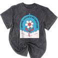 Cute Introvert Shy Teen Anti-Social Inner Strength Mineral Wash Tshirts Mineral Black
