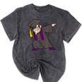 Dabbing Graduate For Graduation Men Dab Cute T Shirt Mineral Wash Tshirts Mineral Black