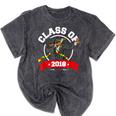 Dabbing Graduation Class Of 2018 TShirt History Month Mineral Wash Tshirts Mineral Black
