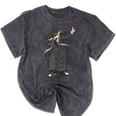 Dabbing Graduation Class Of 2024 Men Graduation Mineral Wash Tshirts Mineral Black