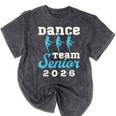 Dance Team Senior 2026 Senior Night Graduation Grad Mineral Wash Tshirts Mineral Black