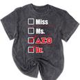 Delta Sigma Theta Sorority Delta Doctor Graduation Mineral Wash Tshirts Mineral Black