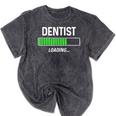 Dentist Loading Shirt Graduation Student Mineral Wash Tshirts Mineral Black