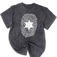 Deputy Sheriff DNA Sheriff Graduation 6 Star Badge Mineral Wash Tshirts Mineral Black