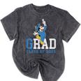 Disney Mickey Mouse 2025 Graduation Class Of '25 Rad Grad Premium Tri-Blend Mineral Wash Tshirts Mineral Black