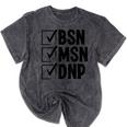 DNP Doctor MSN BSN DNP Nurse DNP Degree Graduation Mineral Wash Tshirts Mineral Black