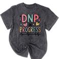DNP In Progress Director Of Nursing Student Graduation Mineral Wash Tshirts Mineral Black