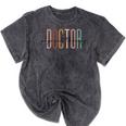 Doctor Of Physical Therapy DPT Student Graduation Mineral Wash Tshirts Mineral Black