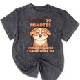 Dog Introvert I Need 20 Minutes Where No One Comes Mineral Wash Tshirts Mineral Black
