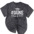 Done Class Of 2025 Graduation For Her Him Grad Seniors 2025 Mineral Wash Tshirts Mineral Black