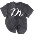 Dr Doctor Medical School Graduation Men & Women New Doctor Mineral Wash Tshirts Mineral Black
