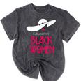 Educated Women Graduation Shirt Mineral Wash Tshirts Mineral Black