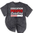 Education Major Shirts Teaching Degree Loading Graduation Mineral Wash Tshirts Mineral Black