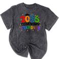 Elementary Graduate 2026 Graduation Class Of 2026 Kids Mineral Wash Tshirts Mineral Black