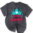 EMT Trauma Queen Paramedic Student T-Shirt Graduation Mineral Wash Tshirts Mineral Black