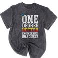 Engineering Graduation Tshirt One Degree Hotter Mineral Wash Tshirts Mineral Black
