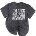 English Major Graduation Shirt I'm Like 2018 Done Mineral Wash Tshirts Mineral Black