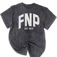 Family Nurse Practitioner FNP Graduation 2019 Mineral Wash Tshirts Mineral Black